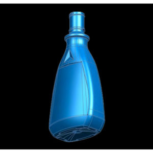 34oz (1L) Teardrop Mouthwash bottle