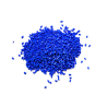 pile of blue dye powder