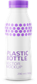 rendering pf plastic bottle for drinkable yogurt